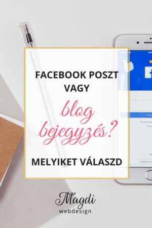 Facebook poszt, vagy blog bejegyzés?