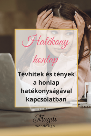 A hatékony honlap titka. Tévhitek és tények